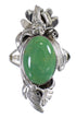 Sterling Silver And Turquoise Jewelry Flower Ring Size 6-1/2 YX73759